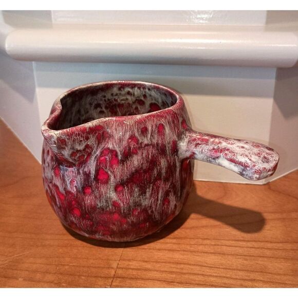 VTG California Pottery Paradise Guild Arts & Crafts Creamer Pitcher Sauce Pourer - Picture 1 of 10